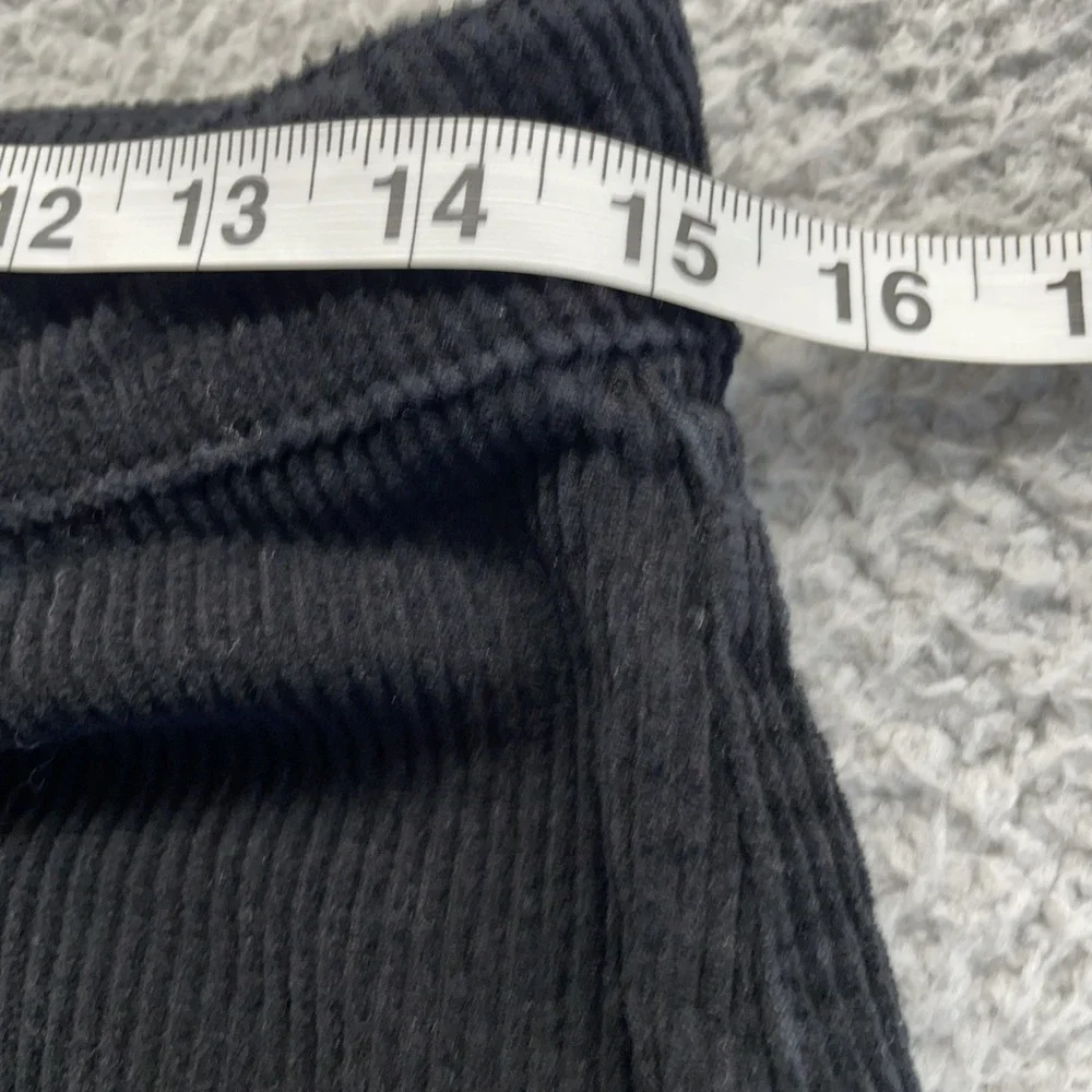 Empyre Tori Corduroy Pants Womens 8 Black‎ High Rise 90s Skate